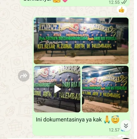 Pengiriman Papan Bunga Duka Kelapa Dua Wetan