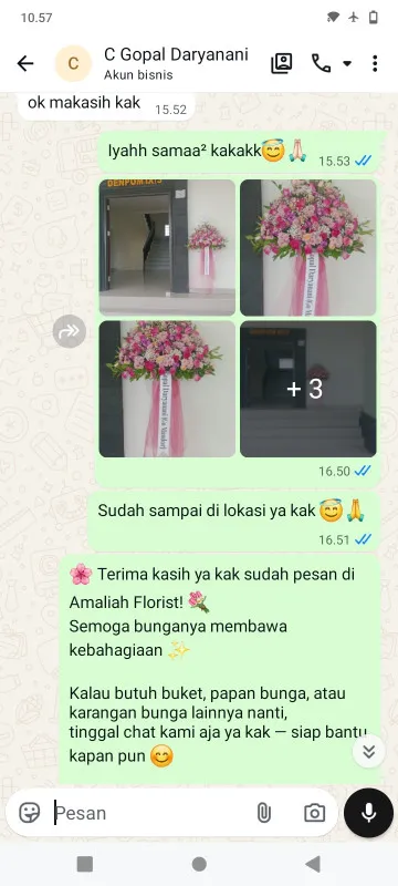 Pengiriman Karangan Bunga Kelapa Dua Wetan