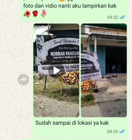 Pengiriman Karangan Bunga Kelapa Dua Wetan