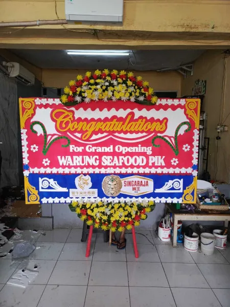 Papan Bunga Ucapan Selamat Kelapa Dua Wetan