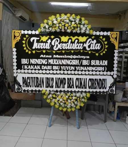 Papan Bunga Duka Kelapa Dua Wetan