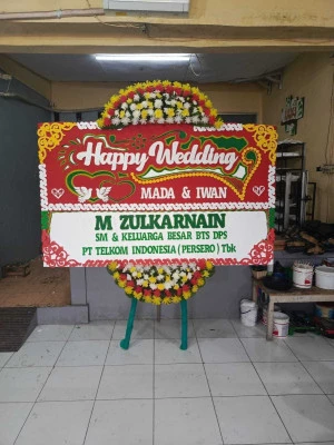 Papan Bunga di Kelapa Dua Wetan