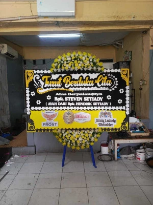 Papan Bunga di Kelapa Dua Wetan