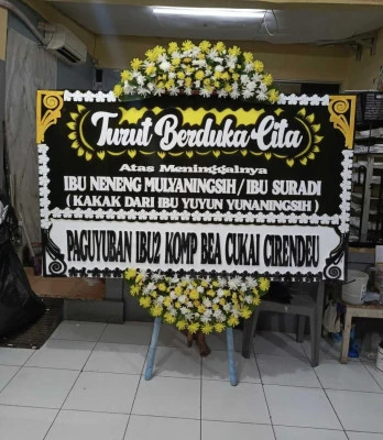 Papan Bunga di Kelapa Dua Wetan